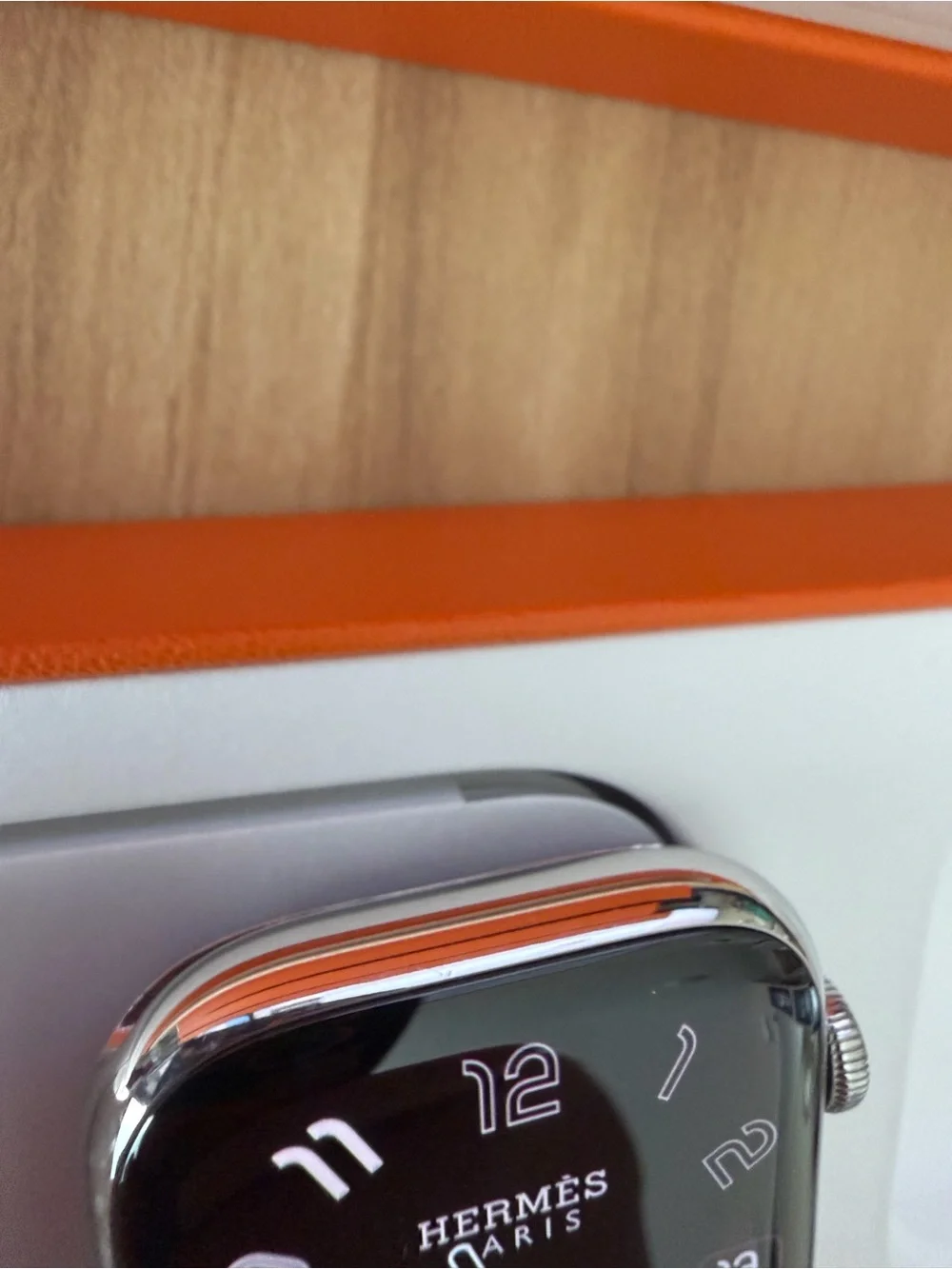 Hermès Apple Watch Series 9 45mm Stainless Steel with Hermes Sport Band